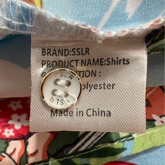 SSLR Men's Santa Claus Party Tropical Ugly Hawaiian Christmas Shirts - Picture 6 of 11